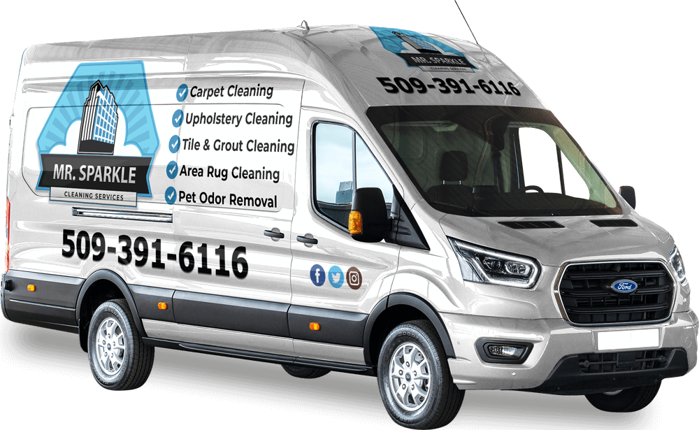 Mr Sparkle Cleaning Services Van