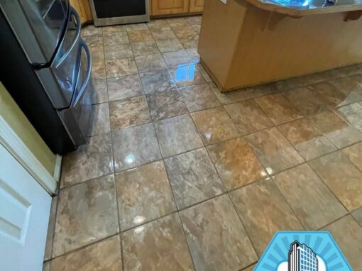 after tile & grout cleaning